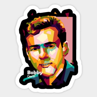 bobby darin pop art Sticker